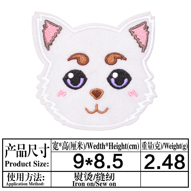 Wholesale DIY patchs cute cat patch children' s clothing bag OLY Exclusive